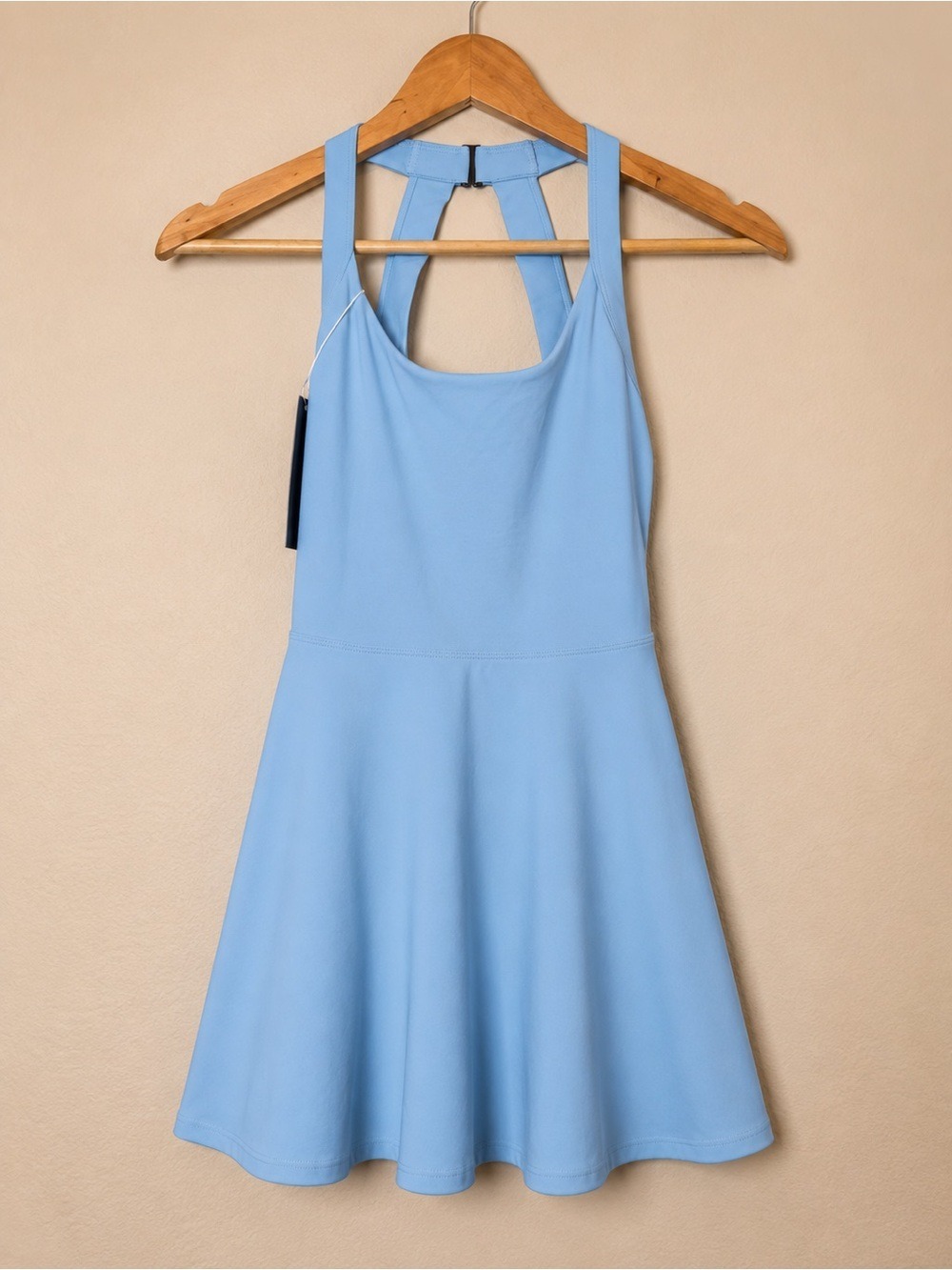 Halara Active Dress Light Blue XS SoftlyZero Airy Backless Twisted - Picture 3 of 13
